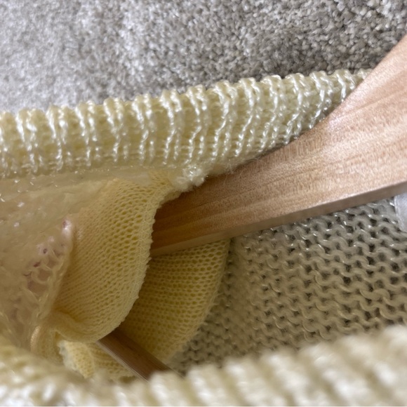 Duet Vintage Sweater Womens Small Cream Pullover Collared Beaded 80s NEW- 1217* - Picture 11 of 12